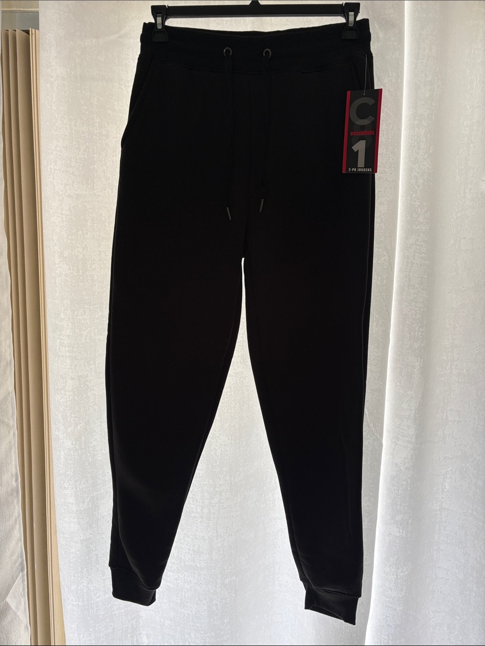Men's Black Essential Jogger Sweatpants